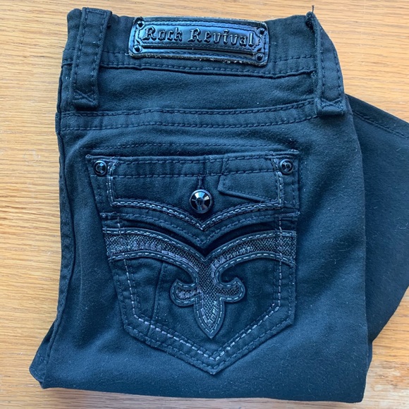rock revival black jeans womens
